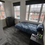 A bedroom at 70 Castle Foregate.