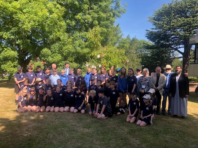 Shropshire children join with faith representatives to commemorate Remembering Srebrenica Day