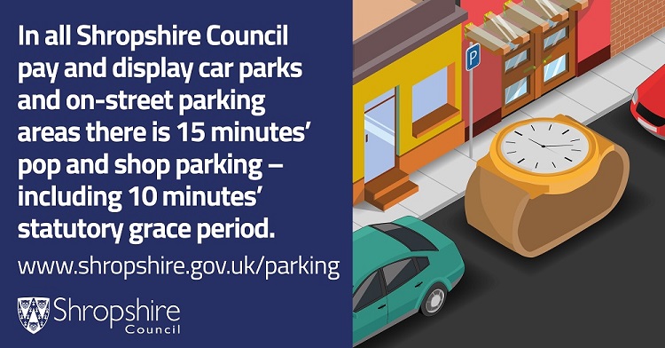 pop and shop parking infographic