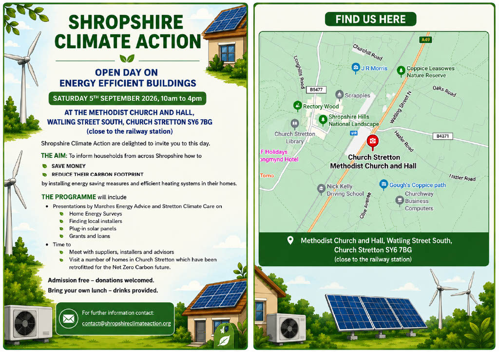 Flyer for the open day