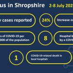 COVID-19 cases locally 2-8 July 2021 infographic