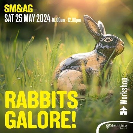 Rabbits Galore! on Saturday 25 May poster