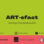 ART-efact - Oswestry's artist residency 2023 - graphic