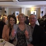 An image of three Shropshire Towns and Rural Housing staff with the award for Best Project 2019.