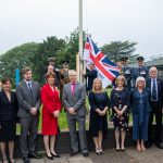 The flag-raising - Armed Forces Day 2019