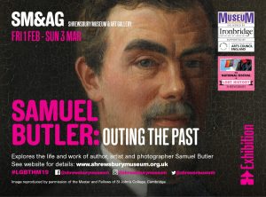 An image of Samuel Butler who is the feature on a LGBT exhibition at Shrewsbury Museum and Art Gallery