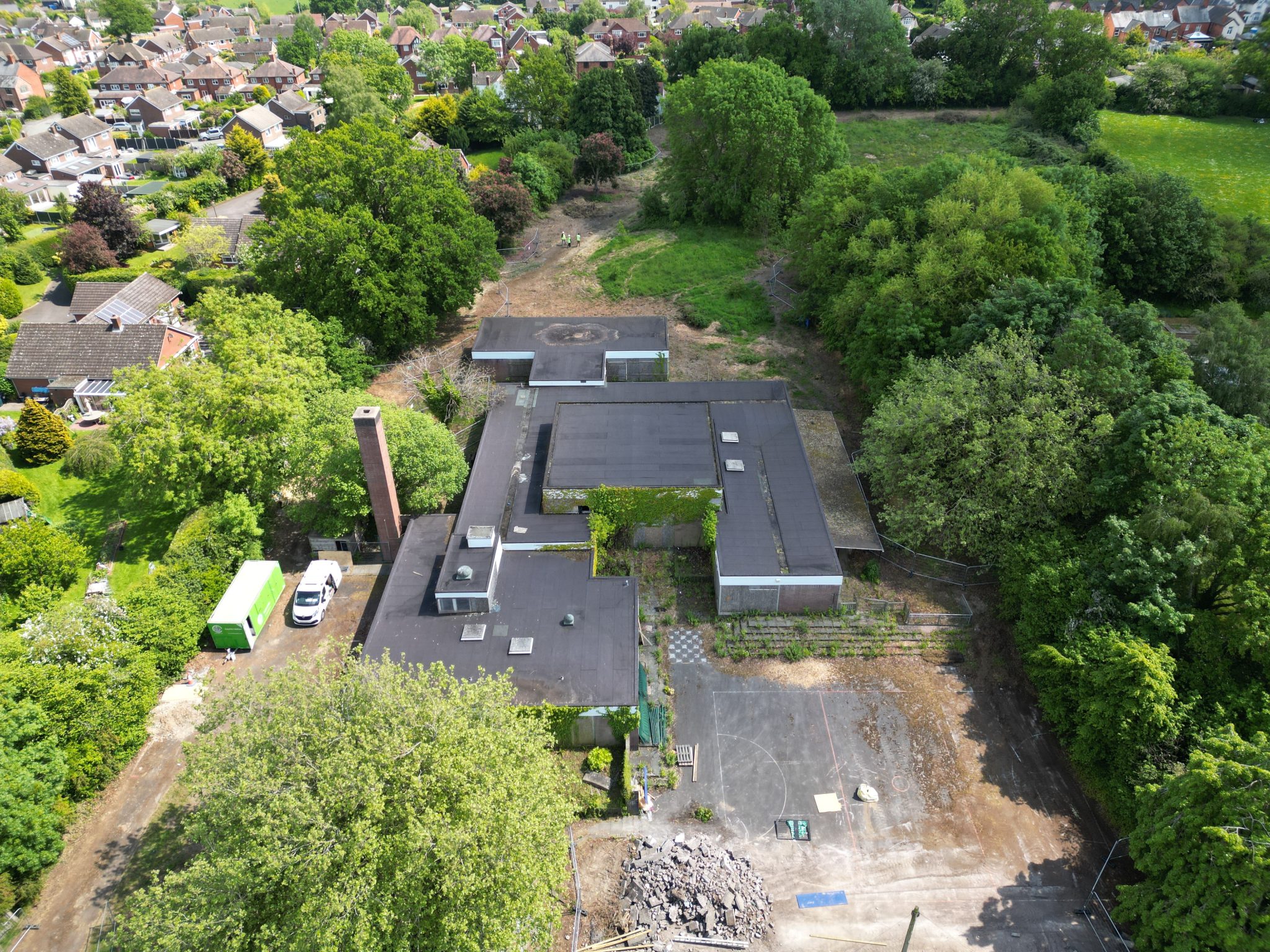 News from our partners Clearance work starts on former school site to