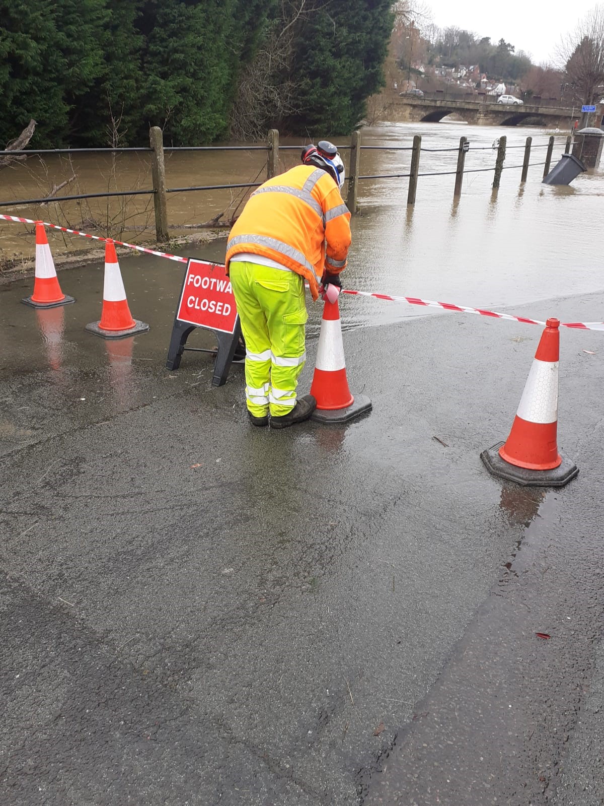 Bridgnorth floods feb 22 Shropshire Council Newsroom