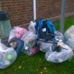 Waste collected - Bridgnorth litterpick 2017