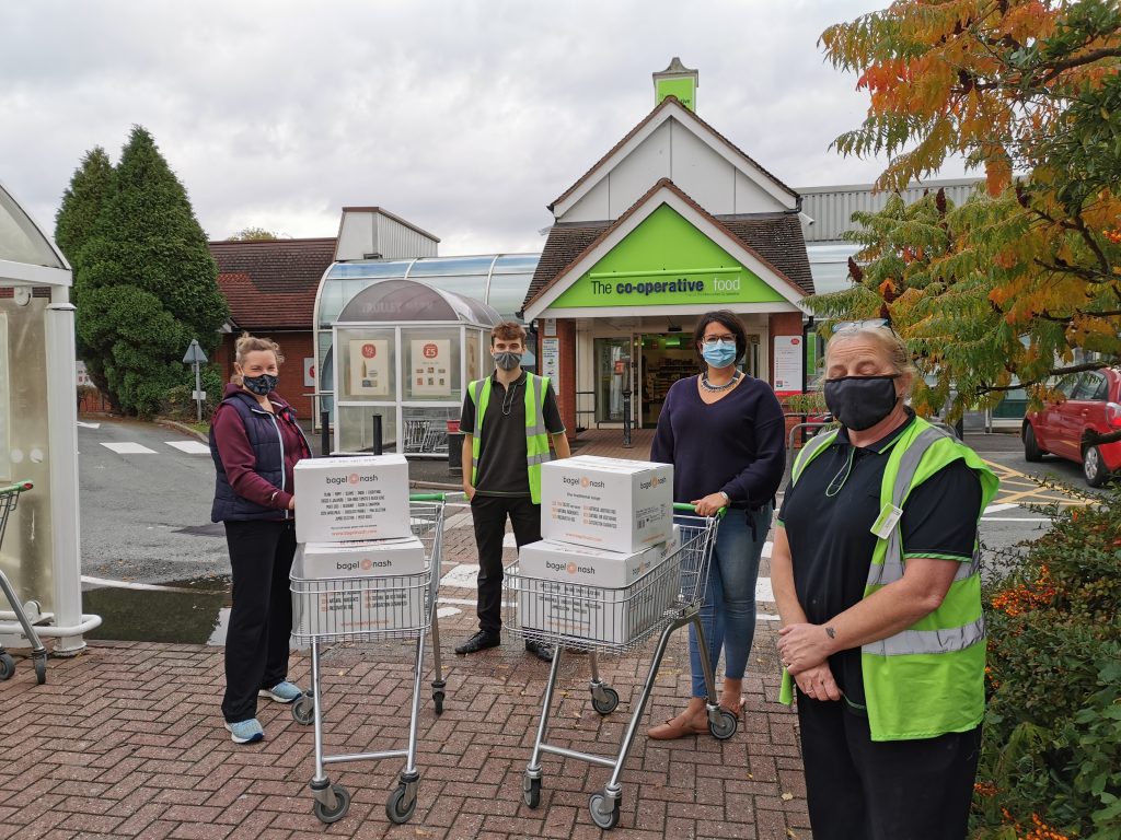 Staff at the Radbrook Co-Op agreed to store the items before they were distributed to local schools