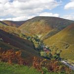 An image of Carding Mill Valley which sits in the heart of the Shropshire Hills Area of Outstanding Natural Beauty.
