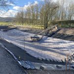 Block paving installed at Crickheath South.