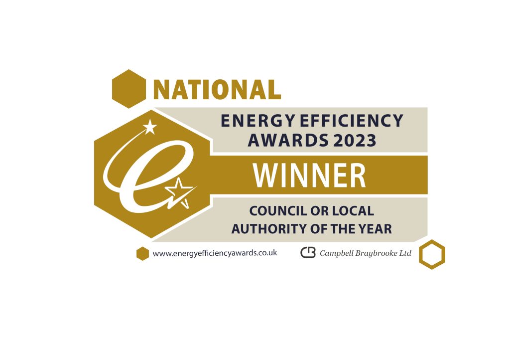 Energy Efficiency Awards badge for winner