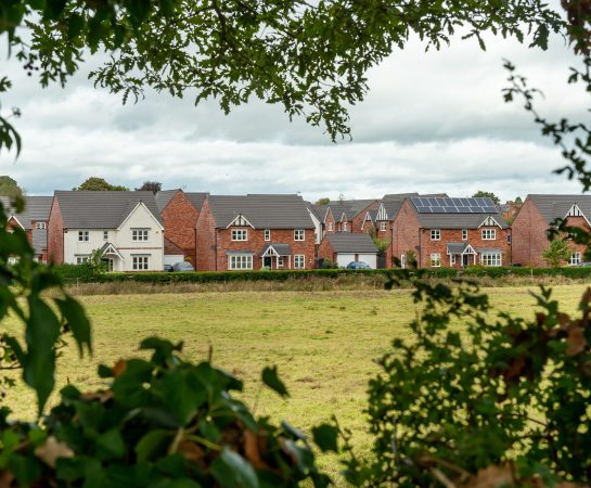 New housing in Ellesmere.