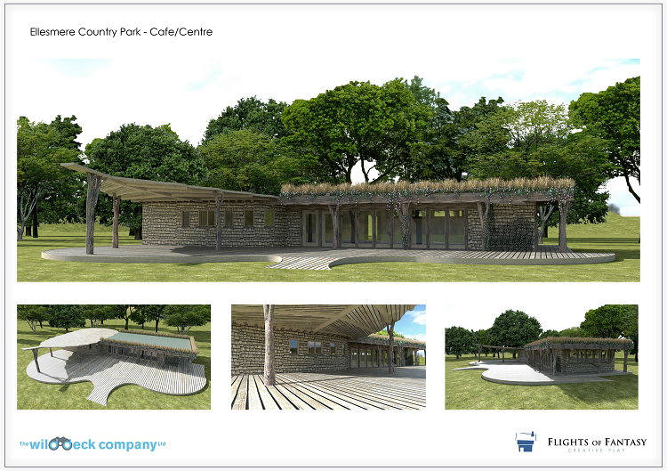Ellesmere Country Park - visitor centre plans