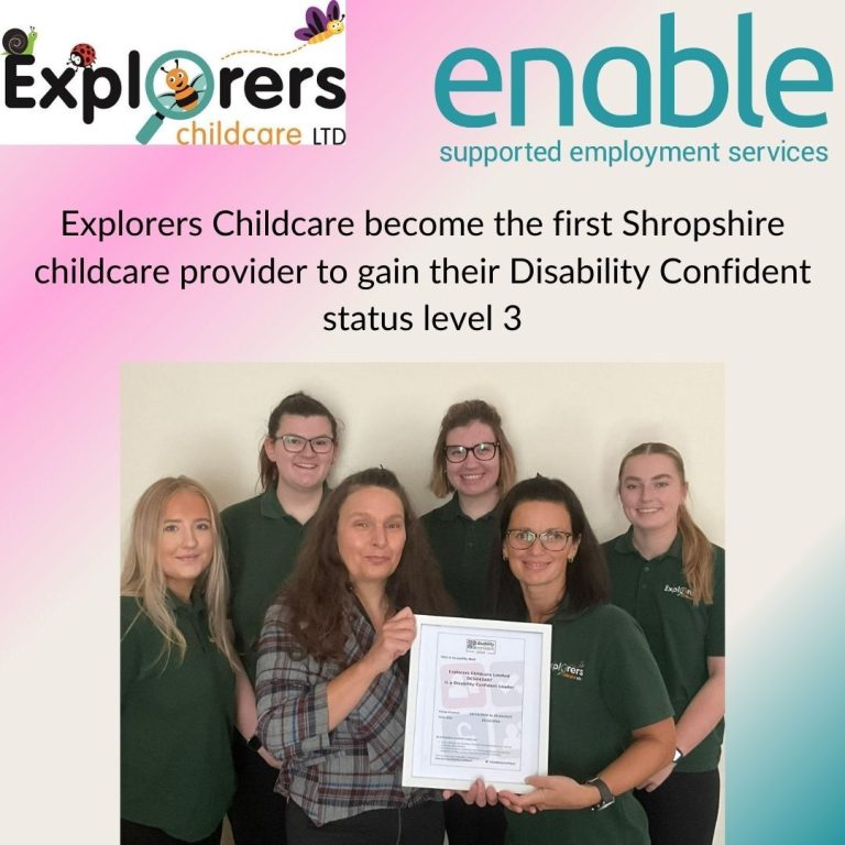 A Shropshire first for Enable - Shropshire Council Newsroom