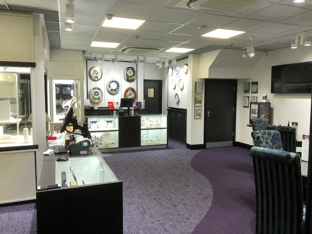 Inside the new F. Hinds store