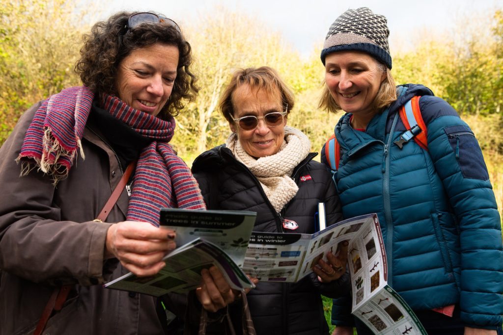 3 people from Field Studies Council - tree training in Brighton