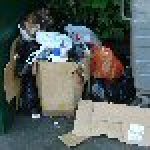 Flytip in Ludlow recycling centre