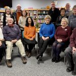 Friends of Pontesbury Library committee members.