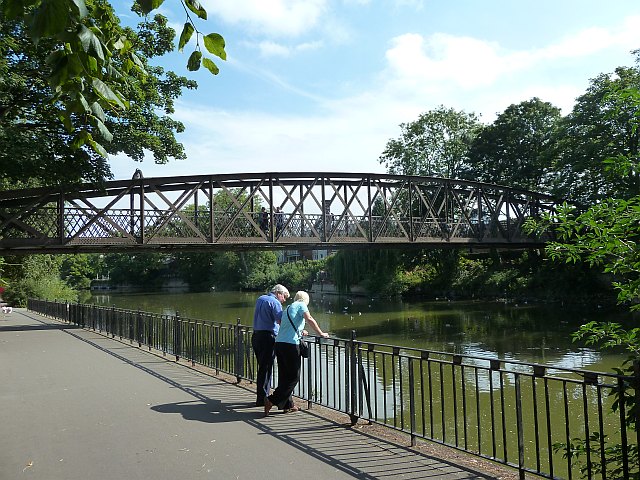 greyfriars bridge over the river severn in shrewsbury