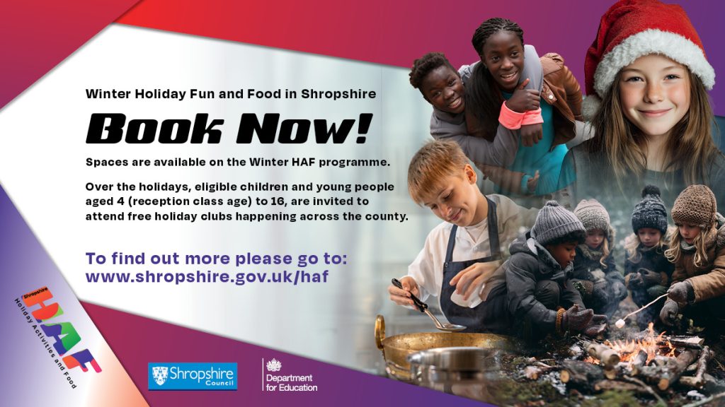 Bookings opened for winter Shropshire HAF