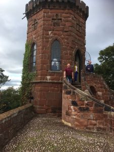 An image of Laura's Tower at Shrewsbury Castle. Laura's Tower is open to the public for heritage open days.