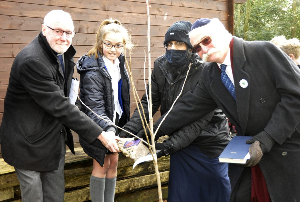 Holocaust Memorial Day 2022 - pupil Faith Adams, and faith leaders