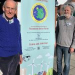 Howard Betts and Dave Green from Shropshire and Telfrod Communnity Energy, at Whitchurch Blackberry Fair