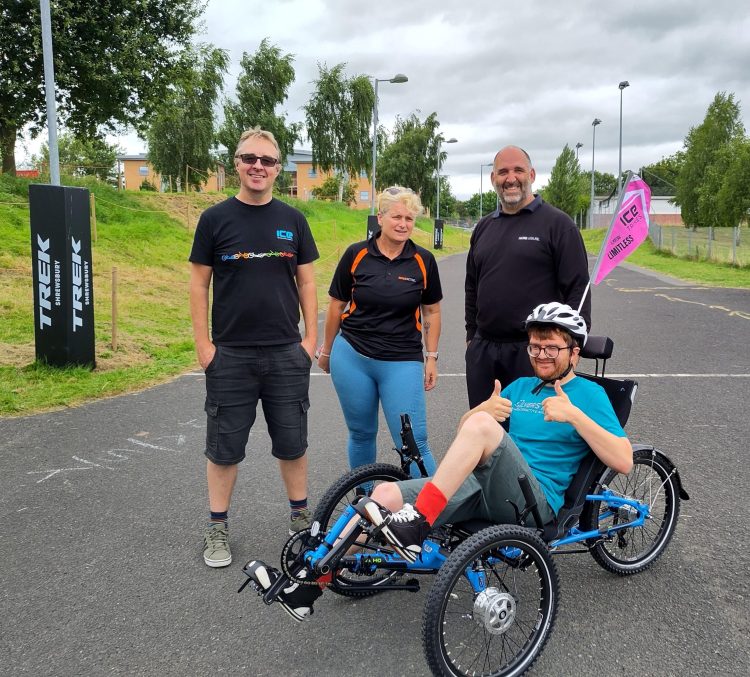 British Cycling donates special trike to Shrewsbury Sports Village – Shropshire Council Newsroom