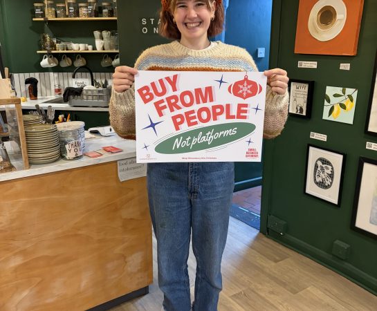 Becky Rawlins, Co-owner of Hopefully Made and Chair of Shrewsbury BID’s Original Shrewsbury Working Group