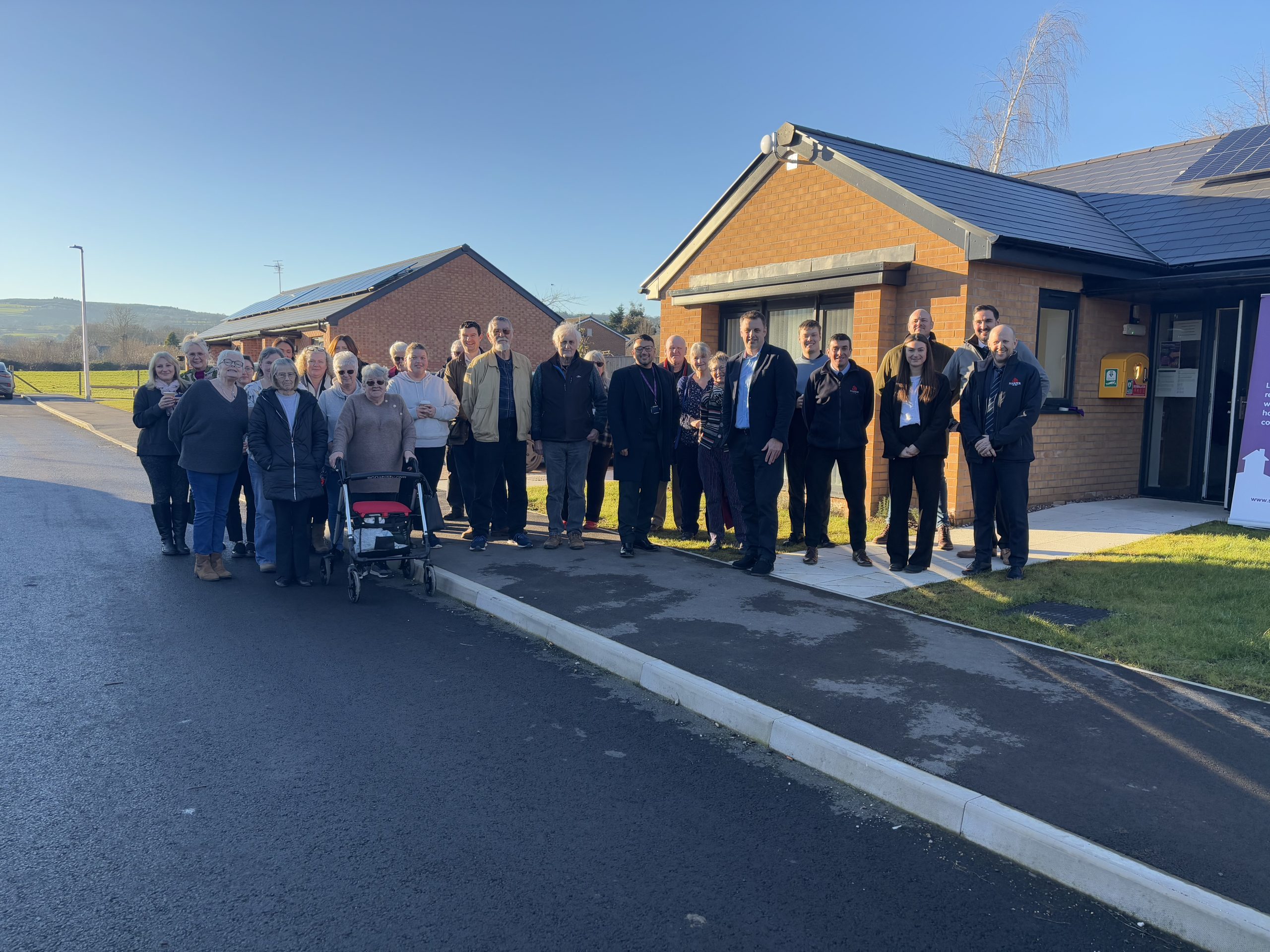 Celebration marks completion of new affordable homes in Weston Rhyn ...