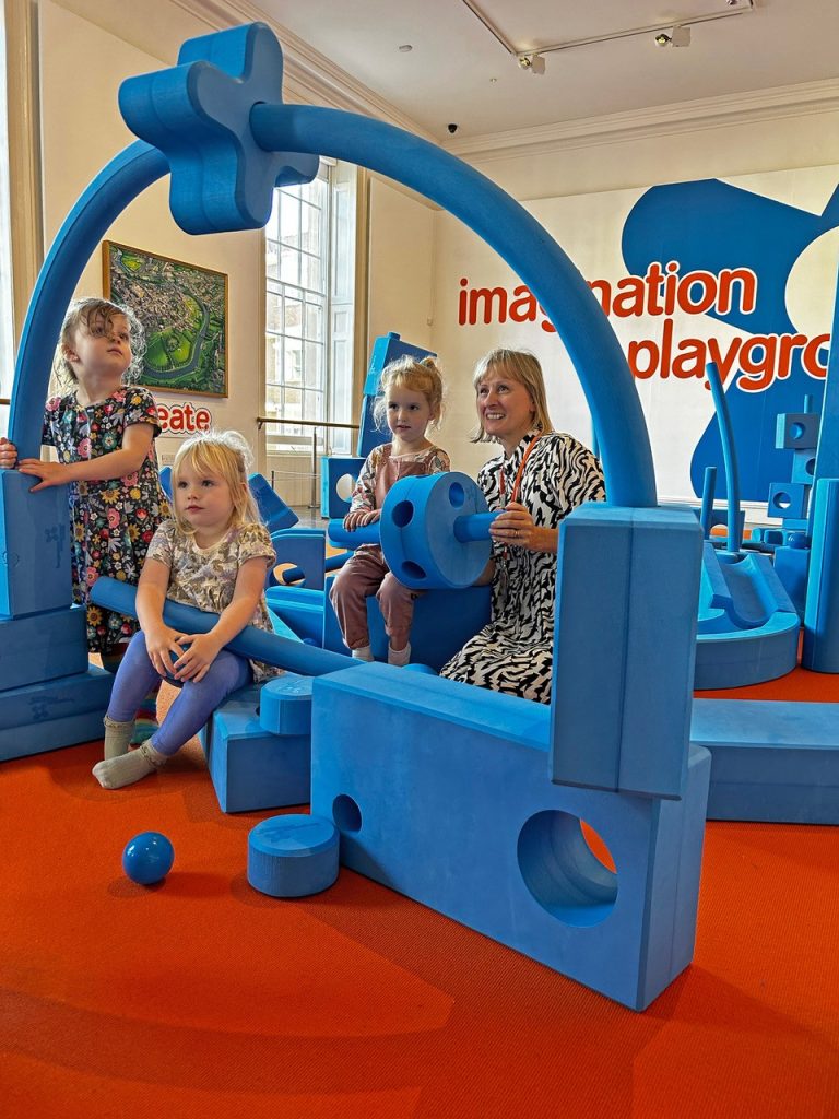 children at the imagination playground