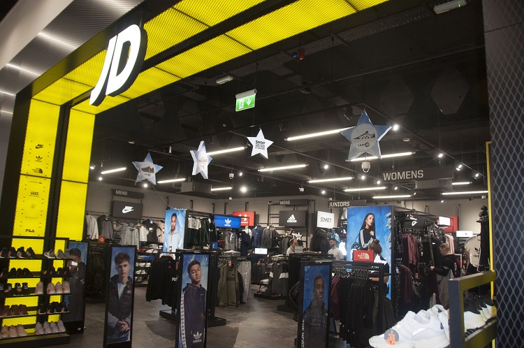 JD Sports in the Darwin Centre