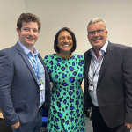 (from left to right – Neil Bentley, Jaz Ampaw-Farr and Andy Hall)