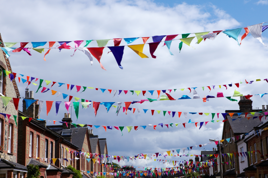 Bunting for street parties