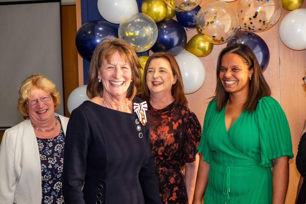 His Majesty’s Lord-Lieutenant of Shropshire, Mrs Anna Turner, at foster carers awards