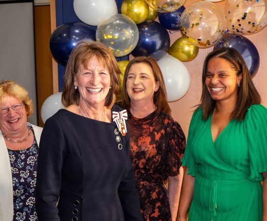 His Majesty’s Lord-Lieutenant of Shropshire, Mrs Anna Turner, at foster carers awards