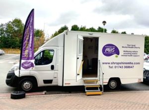 Shropshire MHS Bus will be at the Guildhall on May 15