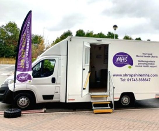 Shropshire MHS Bus will be at the Guildhall on May 15