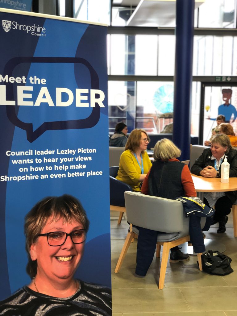 Lezley Picton at Meet The Leader in Ludlow on 19 Oct 2021