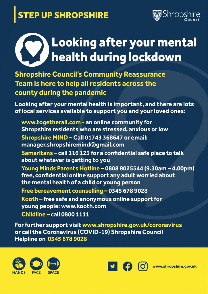 A list of mental health services here to help you during lockdown