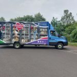 Dihanne Price, Shropshire Council senior library assistant driver, is taking the new vehicle out on the road