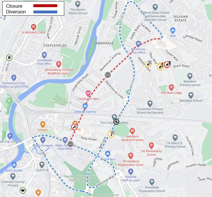 Monkmoor Road in Shrewsbury to be resurfaced Shropshire Council