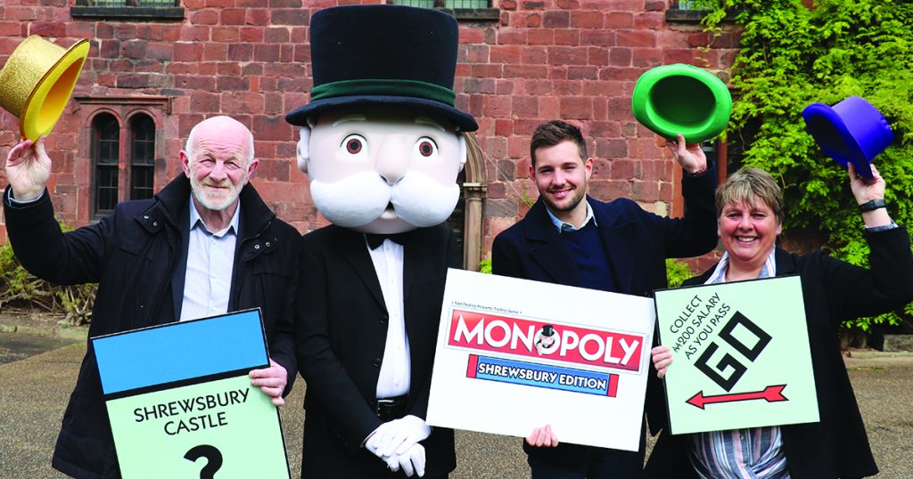 Shrewsbury is to get its very own Monopoly board.