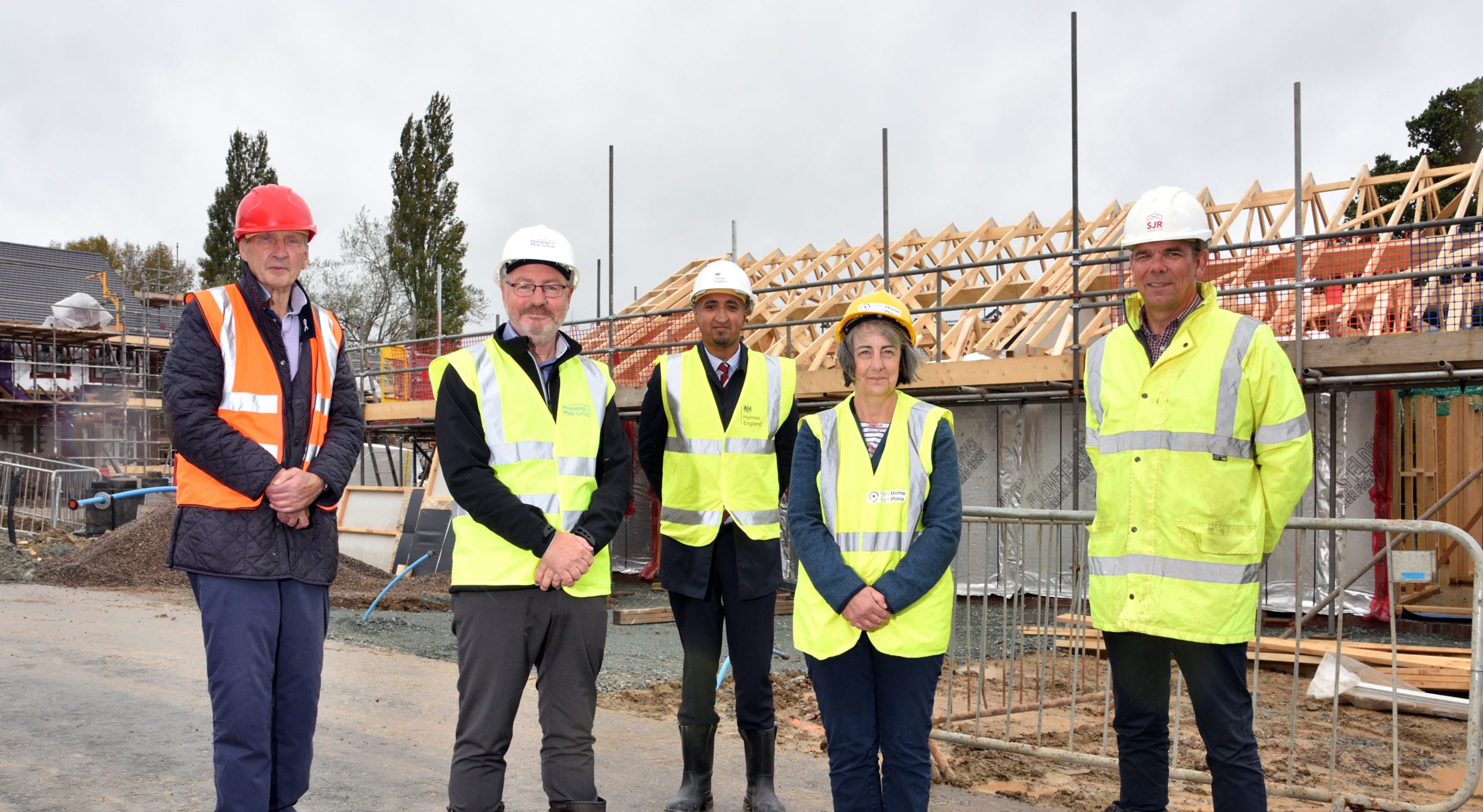 Representatives from Housing Plus Group joined Shropshire Council, Homes England and Pontesbury Parish Council for a recent site visit.