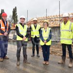 Representatives from Housing Plus Group joined Shropshire Council, Homes England and Pontesbury Parish Council for a recent site visit.