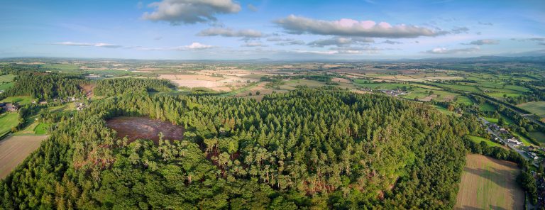 An image of Nesscliffe Hillfort where a planned archaeological dig has been rearranged for 2021.