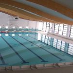 The 25 metre pool at the new Oswestry Leisure Centre