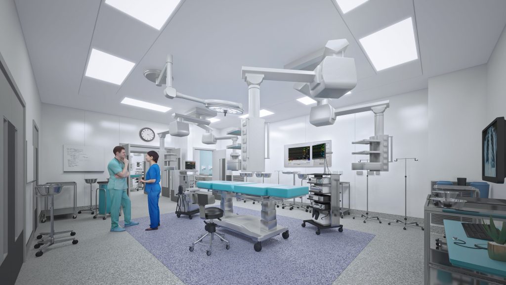 Operating theatre - artist's impression